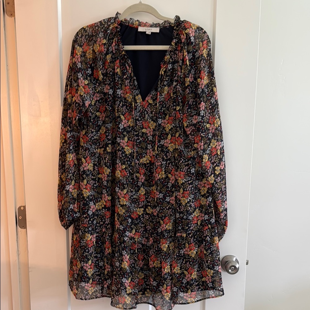 Floral Long Sleeve Dress